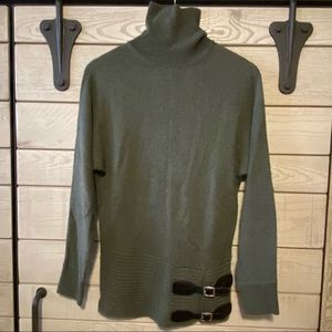MODA International by Victoria’s Secret Olive Green Turtleneck Sweater